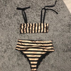 NWT Striped Bikini